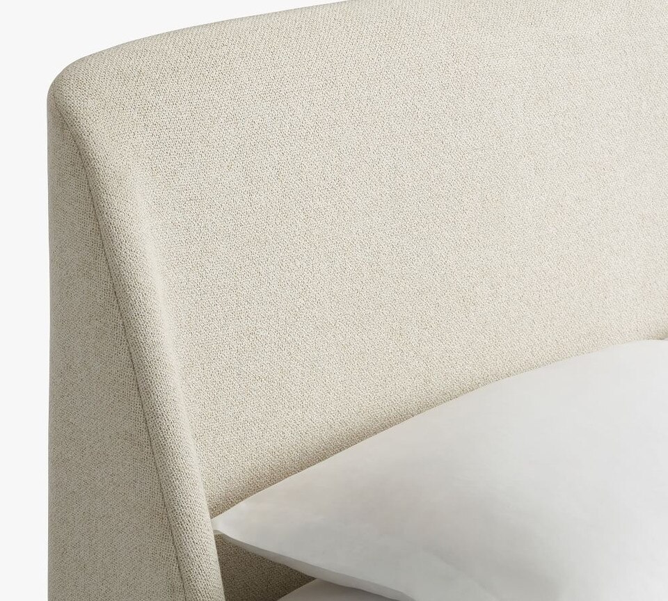 Layton Upholstered Platform Bed Pottery Barn Australia